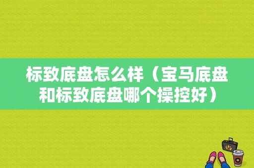 标致底盘怎么样（宝马底盘和标致底盘哪个操控好）