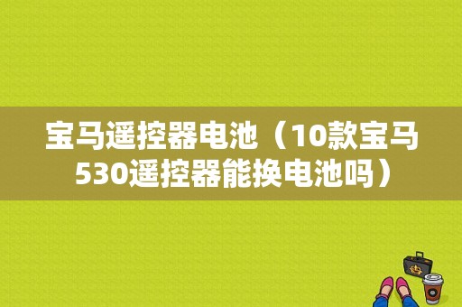 宝马遥控器电池（10款宝马530遥控器能换电池吗）