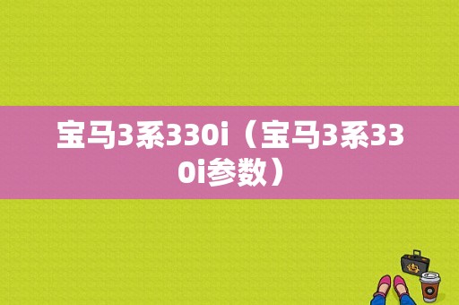 宝马3系330i（宝马3系330i参数）