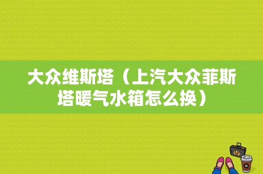 大众维斯塔（上汽大众菲斯塔暖气水箱怎么换）