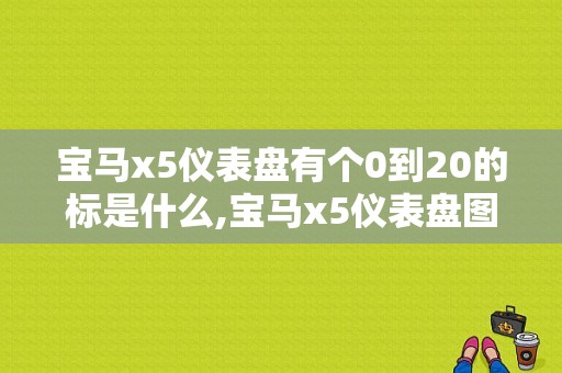 宝马x5仪表盘有个0到20的标是什么,宝马x5仪表盘图标大全